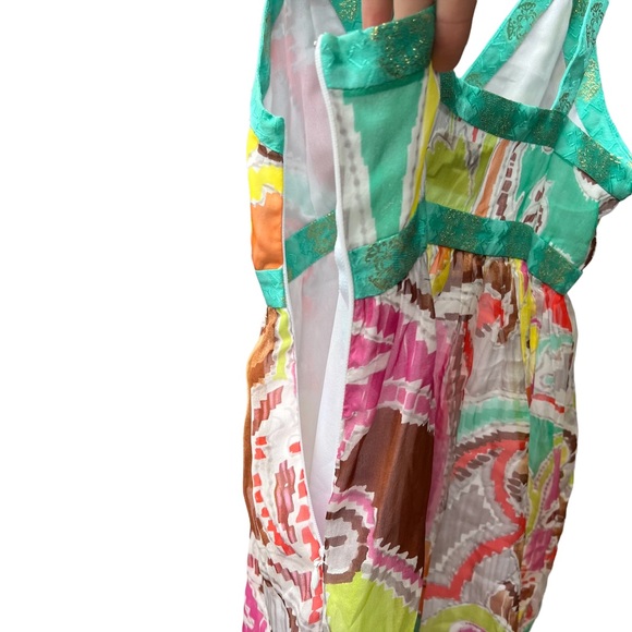 Vintage Milly Printed Bright Paisley Dress - Picture 13 of 14